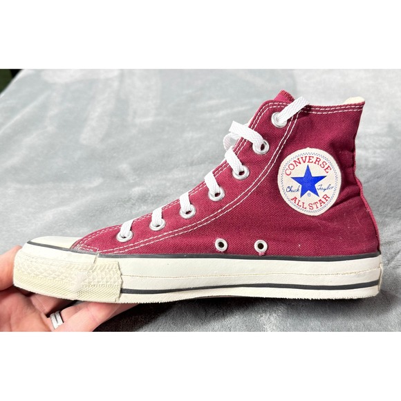 Vintage Converse All Star Shoes Mens Size 5.5 High Top Made USA 80s Sneakers - Picture 3 of 12